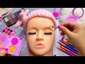 ASMR Satisfying with Unboxing Review Mannequin Makeup Things Skincare Sounds Video No talk Relaxing