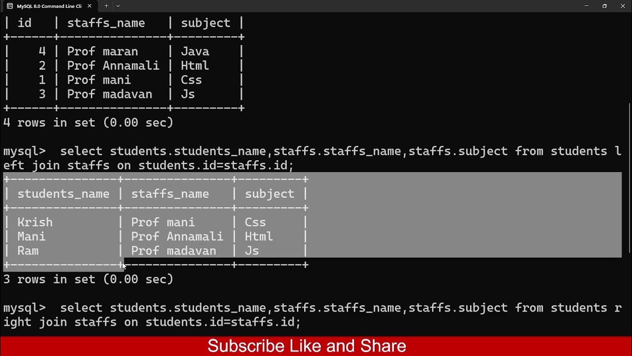 Outer Join in MySQL Explained | Full, Left & Right Joins Tutorial ...