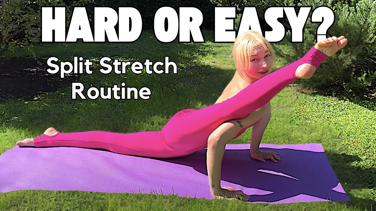 Split Stretch Routine E Is the Split Hard or Easy? Daily Stretch Routine for Flexibility ...