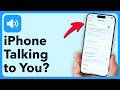 Why Your iPhone Is Talking To You And Exactly How To Fix It Disable Voice Over