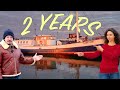 2 years of boat refit in 25 minutes