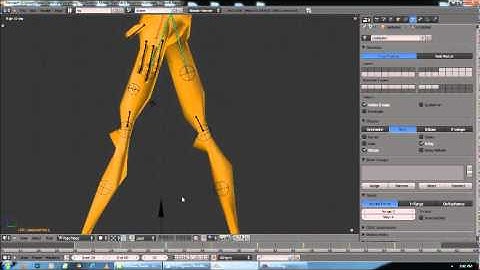 Blenderholic: Mancandy Walking Sequence Tutorial: Blender 1 of 2