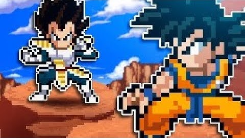 Goku vs vegeta | Pivot Animator | Sprite Animation