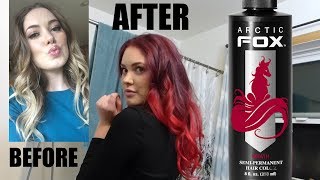 DYING MY HAIR RED [Arctic Fox - Wrath]