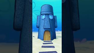 Squidward lives on Easter Island? #spongebob #squidward
