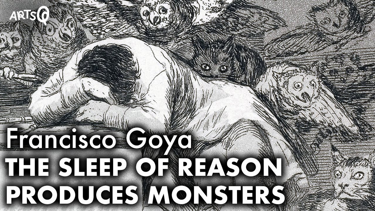 Goyas Sleep of Reason Produces Monsters from the series Los Caprichos