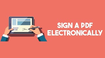 How To Sign A PDF Document Electronically (Walkthrough)
