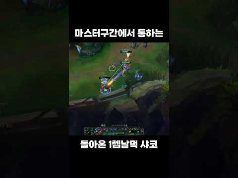 마스터구간에서 통하는 돌아온 1렙날먹 샤코