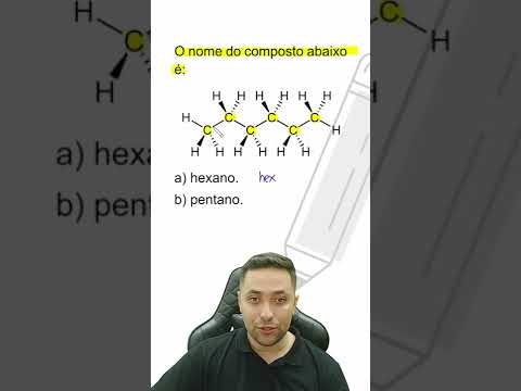 Vídeo: Qual é a fórmula estrutural do hexeno?