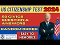 New! 50 Civics Test Questions &amp; Answers for US Citizenship Interview 2024 | Full Answers