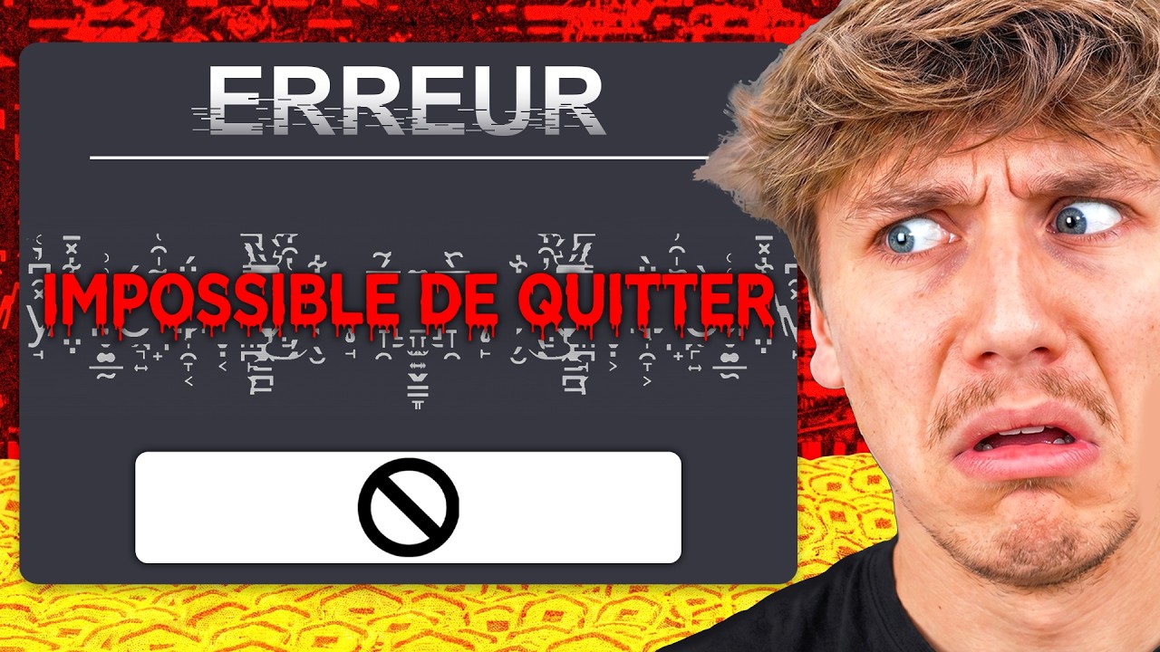 IL EST IMPOSSIBLE DE QUITTER CE JEU ROBLOX !!