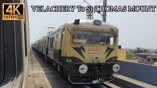 VELACHERY To St THOMAS MOUNT | NEW MRTS LINE FULL JOURNEY | 4K