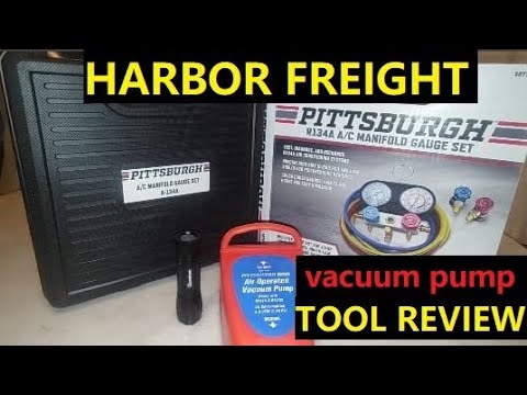 How To Use Pittsburgh Air Operated Vacuum Pump