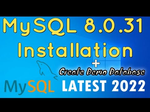 How to Install MySQL 8.0.31  Server & Workbench on Windows 10/11 [2022] | Install MySQL 8.0.31