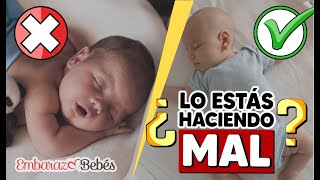 💤🌙 Cómo debe DORMIR un RECIÉN NACIDO ¡Hazlo así!