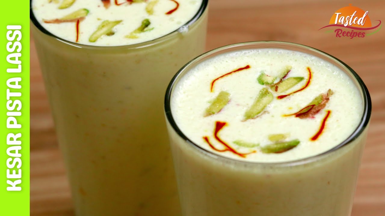 Kesar Pista Lassi | Saffron Pistachio Lassi