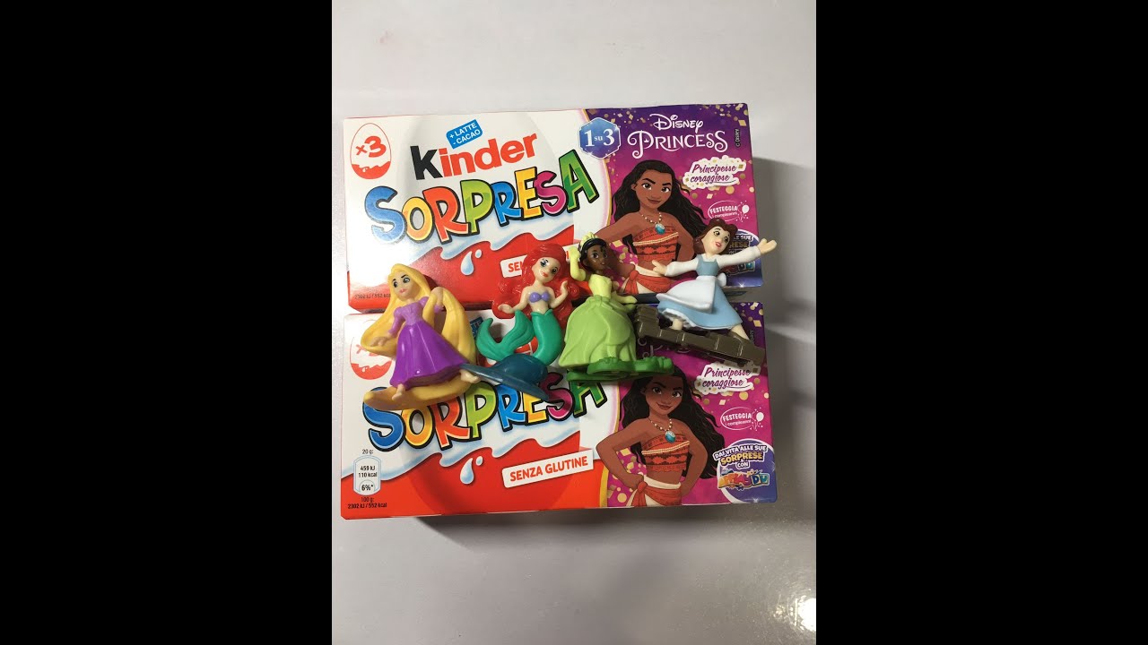 Apriamo le uova Kinder Sorpresa Disney Princess!!!