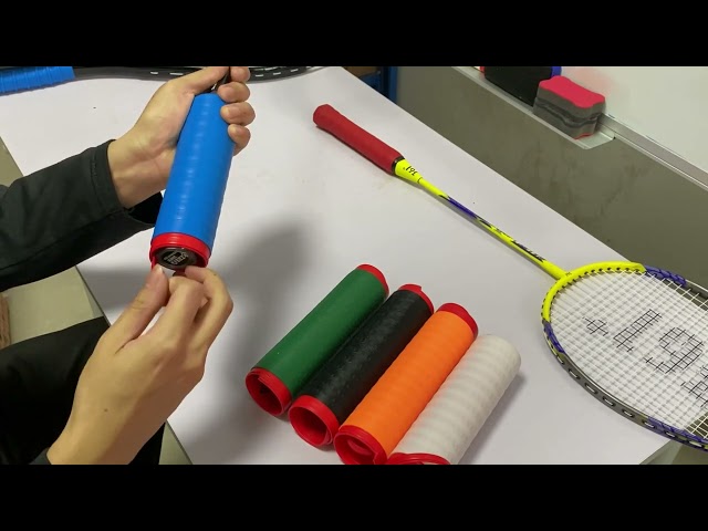 How To Wrap a Badminton Racket with Silicone Grip? class=