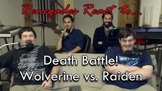Renegades React to... Death Battle! Wolverine vs. Raiden