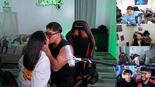STREAMERS REACCIONAN AL BESO DE SIDERAL Y ANTOBOB I YANIZ CELOSA 🔥
