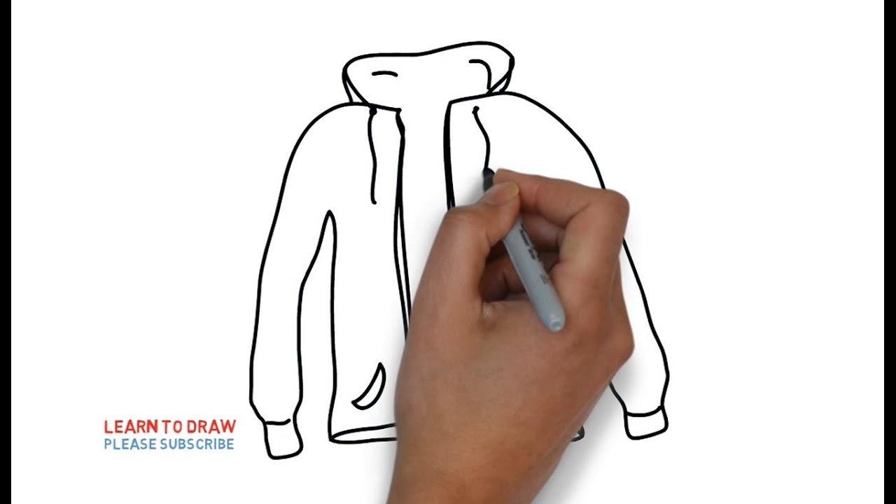 How To Draw Jacket Or Sweater In Easy Steps For Beginners | vlr.eng.br