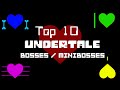 Top 10 Undertale Bosses / Minibosses