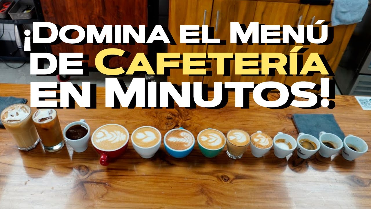 Descubre el Menú Completo de Cafetería | Todas las Bebidas Clásicas