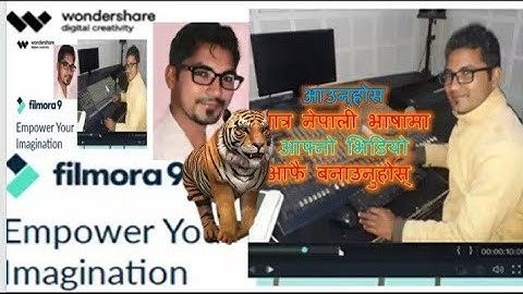 Video editing Basic information of Filmora in Nepali