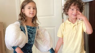 Max Alexander Makes A Dress For His Cousin