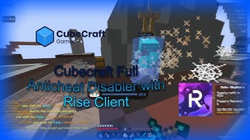 Cubecraft Full Anticheat Disabler with Rise Client - Best Minecraft Hack 1.8.9