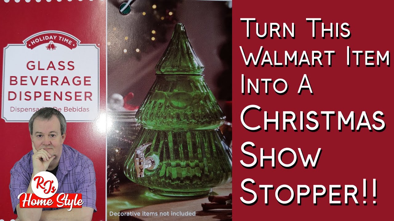 Convert This Walmart Beverage Dispenser Into The WOW Factor Of Your Holiday  Decor! 
