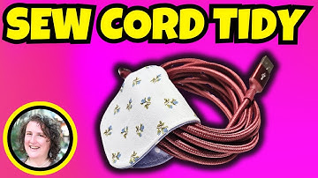 How to Sew a Cord Tidy with Velcro : simple beginner sewing machine tutorials