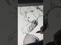 【イラストメイキング】漫画家志望が崩壊スターレイルのブラックスワンを描いてみました！【illustration making】#shorts