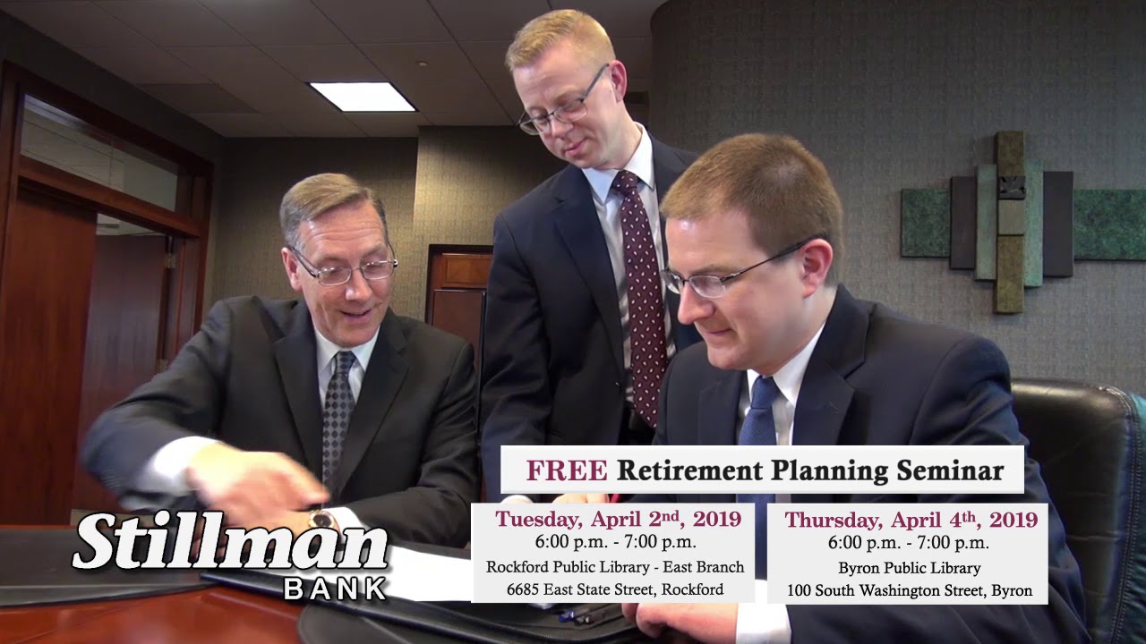 Stillman Bank 2019 Retirement Seminar 15 YouTube