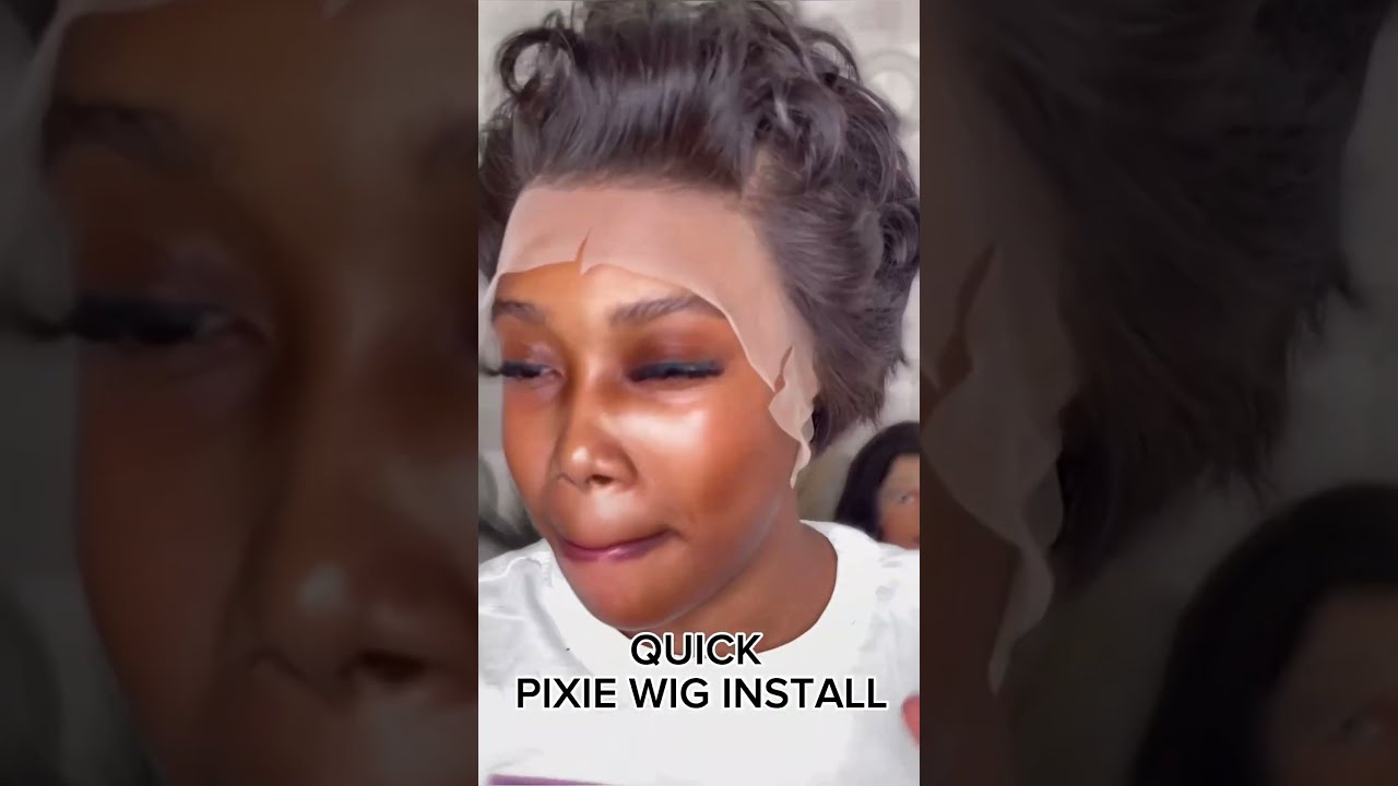 Here S A Quick Pixie Wig Install Wigs Wigsinstall