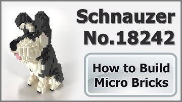 How to Build Mini Bricks Schnauzer instructions Review Specifications No.18242