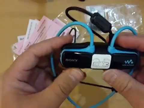 UNBOXING SONY WALKMAN NWZ-W274S Waterproof Handsfr
