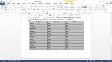 How Do I Delete an Empty Table From a Microsoft Word Document? : MS Word: Beyond the Basics
