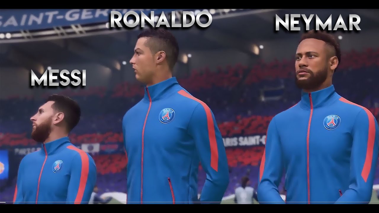 RONALDO, MESSİ, NEYMAR AYNI TAKIMDA // Ronaldo PSG de olsaydı // FİFA ...