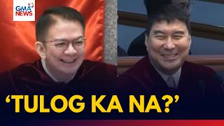 'Psst! Tulog ka na?' - Pabirong hirit ni Raffy Tulfo kay Chiz Escudero kung tulog na siya | GMA News