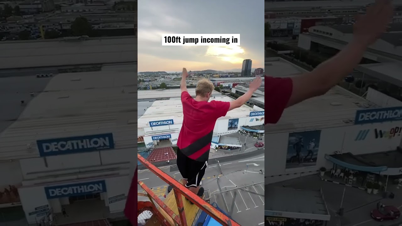 Insane 100ft crane DIVE 🫣