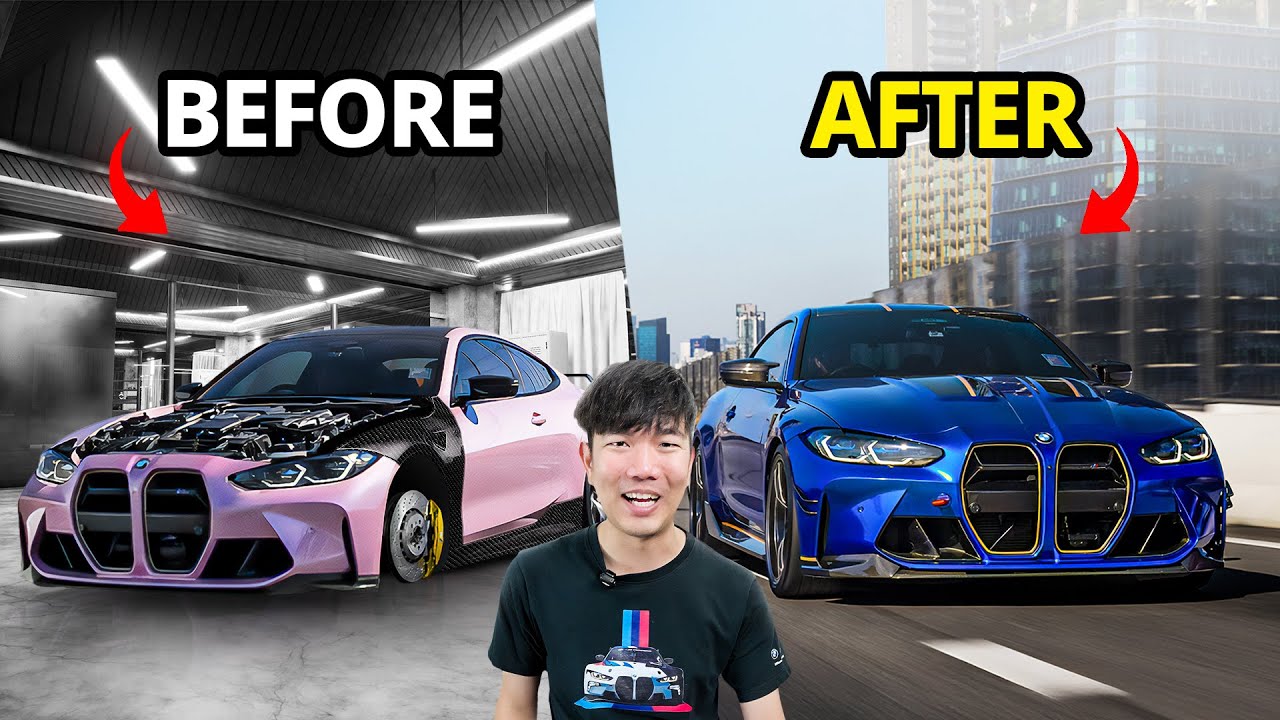 แต่ง BMW M4 G82 เปลียนพาท เปลียนสี Upgrade & Modifying เต็มระบบ