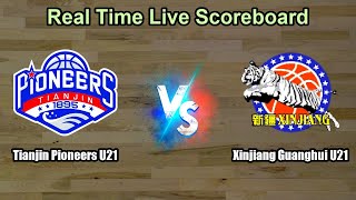 Tianjin Pioneers U21 vs Xinjiang Guanghui U21 Live Score - China National Basketball League U21