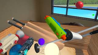 🇺🇸🇬🇧🧸 FrOgZ – NEW RELEASE - Passthrough ToyBox (Meta Quest) Build, blast, paint—MR toys in your room screenshot 1