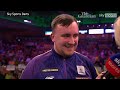 PDC world darts: teenage star Luke Littler becomes youngest ever player to reach last 16