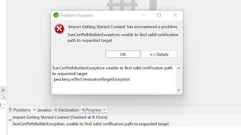 How to resolve SunCerPathBuilderException ||Java || SpringBoot #STS IDE #2024
