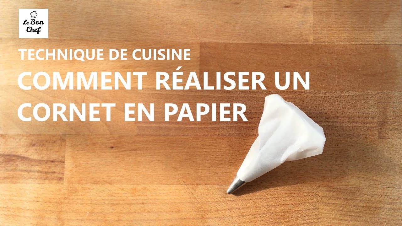 614) DIY - Comment faire une poche à douille maison avec papier sufurisé 