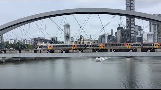 Queensland Trains - Merivale Bridge Trainspotting