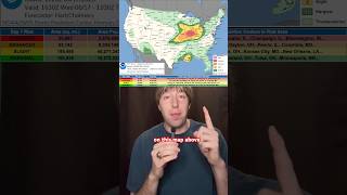 There’s a MODERATE risk of severe weather in IL and IN today. 6/17/26 #tornado #severeweather #storm