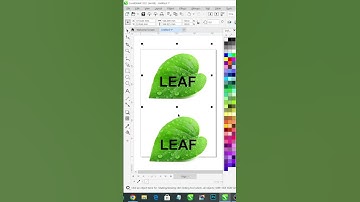 #masking #effect in #coreldraw  #Text #Masking in #coreldraw #Powerclip  |  #video #viral #shorst